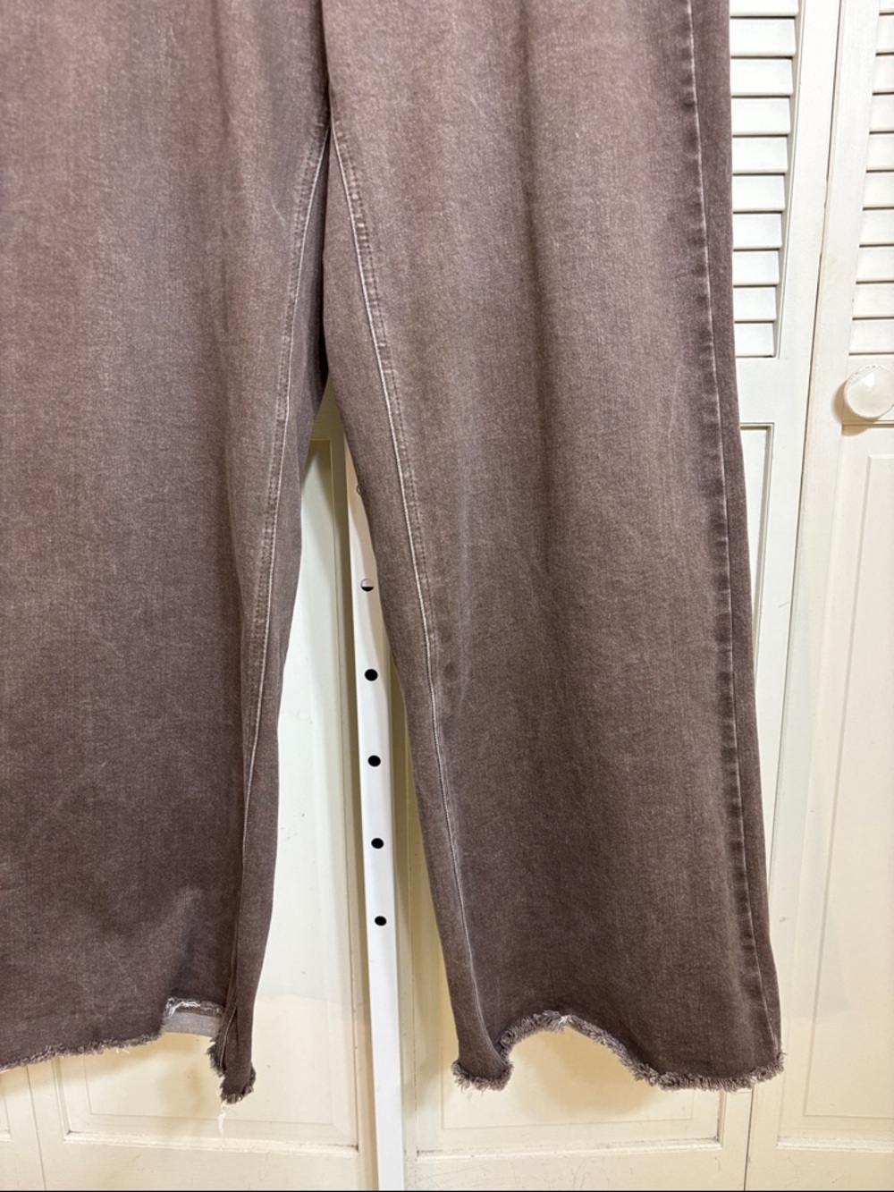 Judy Blue Brown Retro Wide Leg Jeans Size 14W - Picture 5 of 15